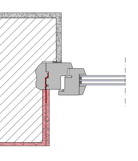 Detaildarstellung Fensterlaibung